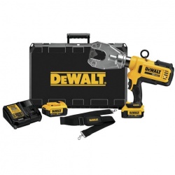 DCE350M2 20V MAX DIELESS ELECTRICAL CRIMPING TOOL (4.0AH) W/ 2 BATTERIES AND KIT BOX